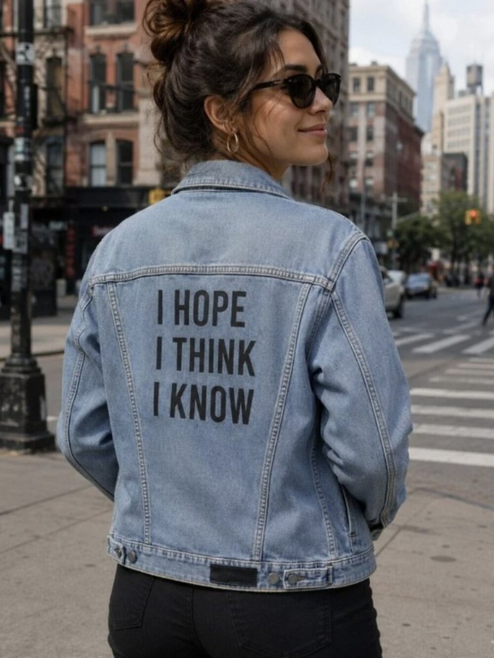 Zadig & Voltaire Kase Denim Hope Think Know Jean Jacket ( XS )